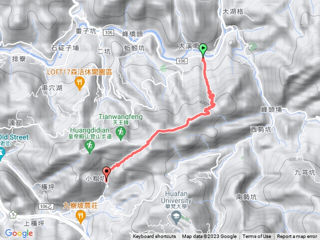 皇帝殿北峰登山口-石霸尖-東峰登山口