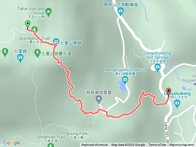 台北－臺灣百大必訪步道七星山主峰、東峰步道202301201325