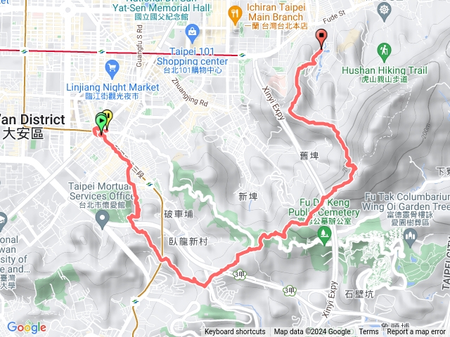 淡蘭南路第一段：捷運六張犁站至樹梅古道202407281931