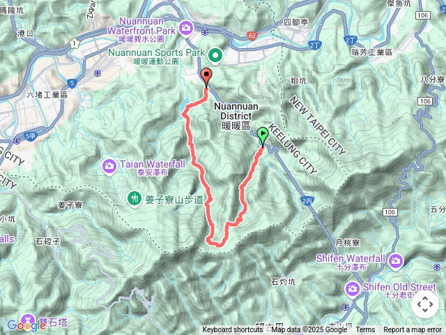 暖東峽谷→消墾嶺古道→西勢坑古道→來福宮