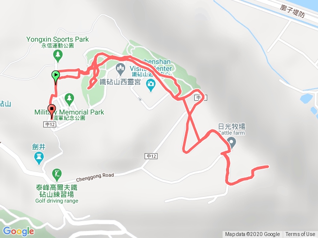 20201017鐵鉆山海軍一等三等三角點日光牧場