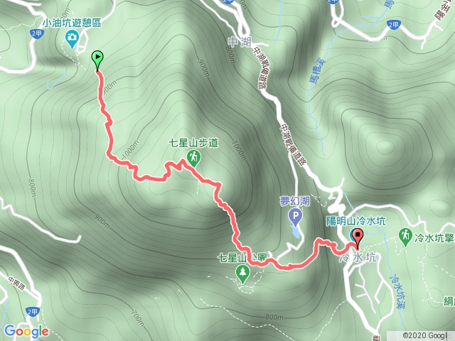 七星山主、東峰登山步道