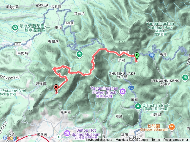 20251129陽明山縱走西段