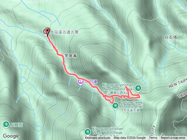 大屯溪上小觀音山西北峰預覽圖