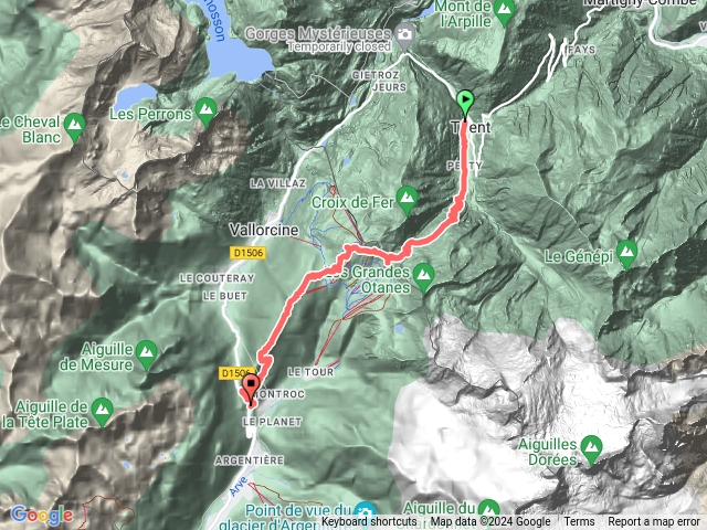 TMB Stage 9 Trient Col de Balme Tre-le-Champ