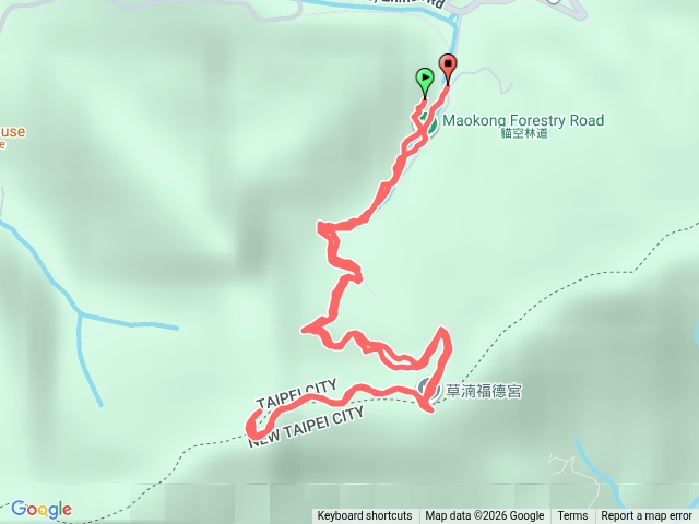 台北市文山草湳大榕樹二格山步道_電訊塔來回20230808