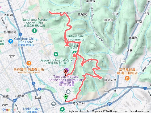 113/10/5桃園市龜山區虎頭山13連峰預覽圖