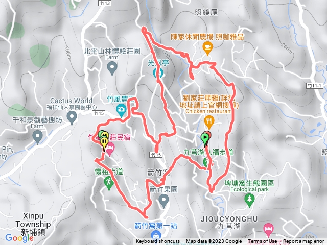 「步道悠遊」九芎湖步道群O型