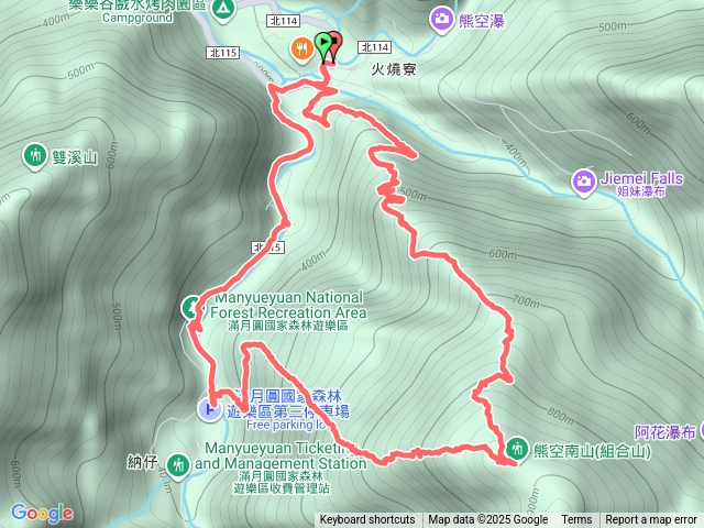 熊空車站-組合山-興農橋(滿月圓停車場)預覽圖