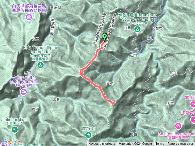 比林山大窩山大縱走預覽圖