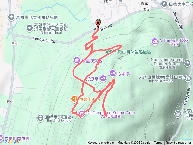 大崗山晨運