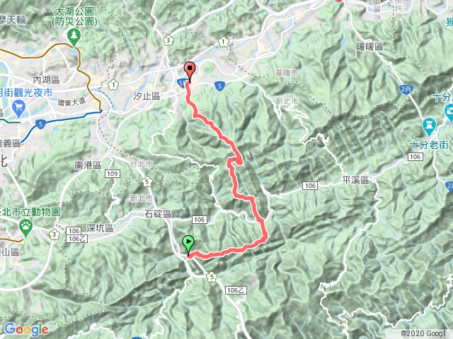 環台北天際線第二段--石碇汐止縱走