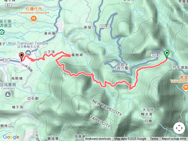 二子山-楓樹湖古道-天元宮