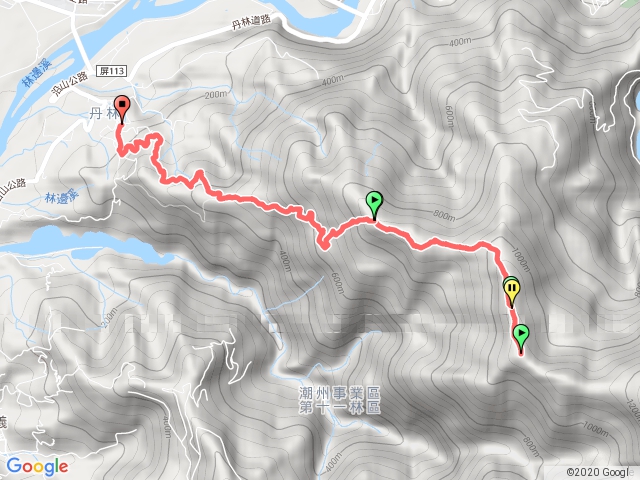 2019-1-6久集山(海拔1129公尺)-下山