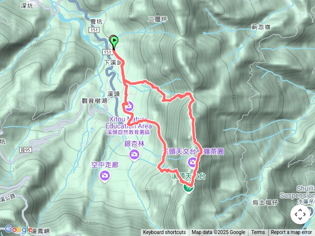 鳳凰山北嶺線下溪頭（2025-03-22金牌)