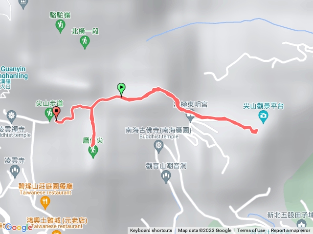 2023觀音觀鷹尋寶任務觀音山、尖山(占山)登山步道