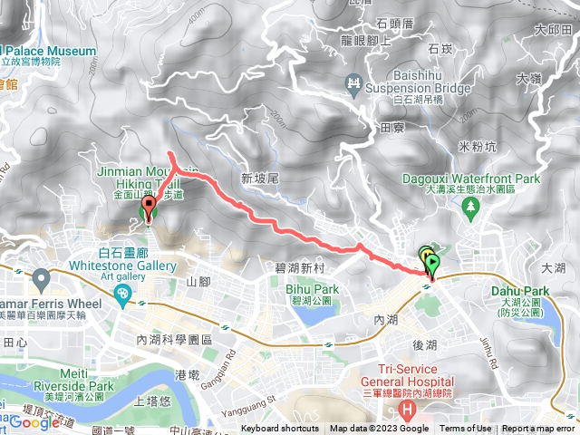 新坡尾山金面山論劍山