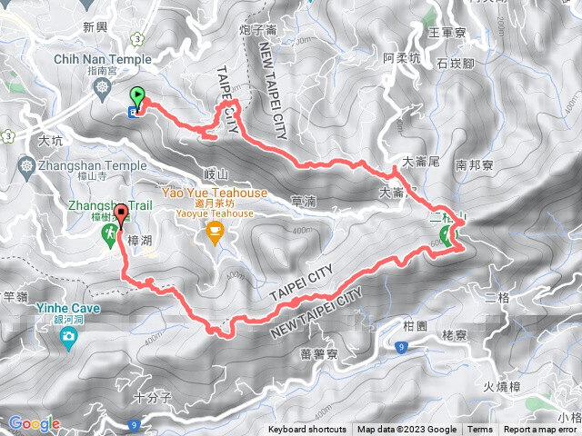 20231208 - 猴山岳步道 二格山列縱走