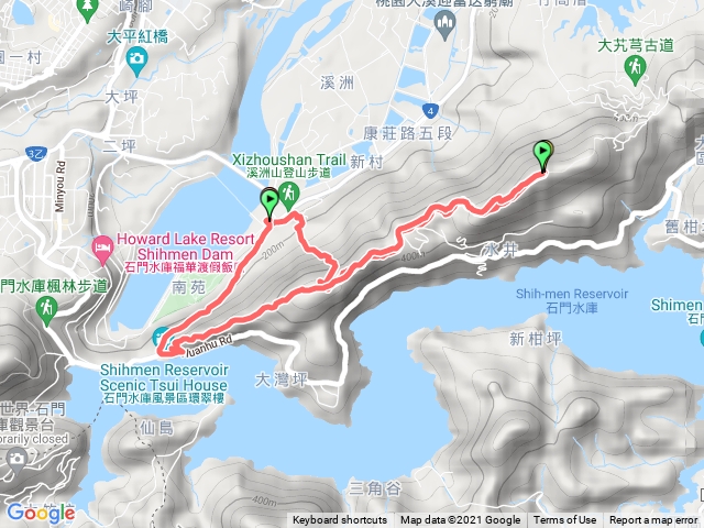 溪州山-新溪州山-壩頂-溪州公園