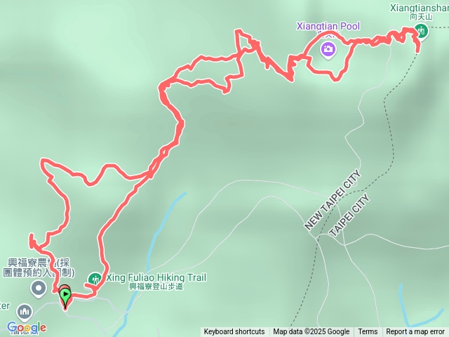 興福寮向天山、巴拉卡舊水管路