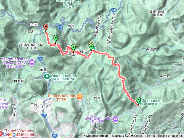 陽明山東段縱走（頂山-石梯嶺、冷擎、夢幻湖、七星東、七星主）預覽圖