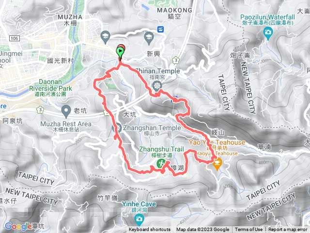 2023年臺北大縱走：尋寶任務臺北大縱走第七段：世界山莊至飛龍步道政大後山202304301452