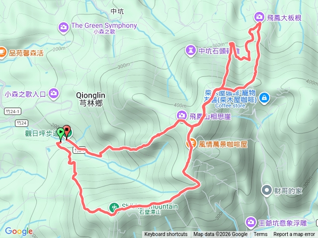 石壁潭山中坑山大小板根觀日坪預覽圖