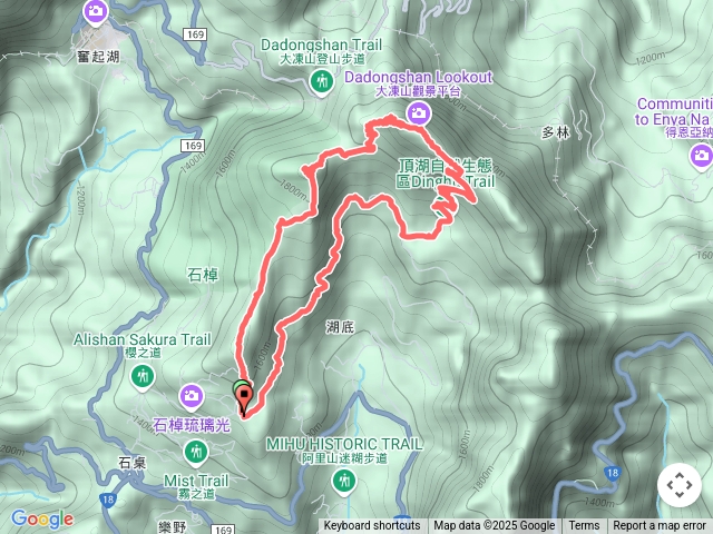茶之道-樂野山-霹靂山-大凍山-頂湖o走