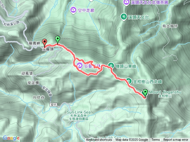 留龍頭-嶺頭山-金柑樹山