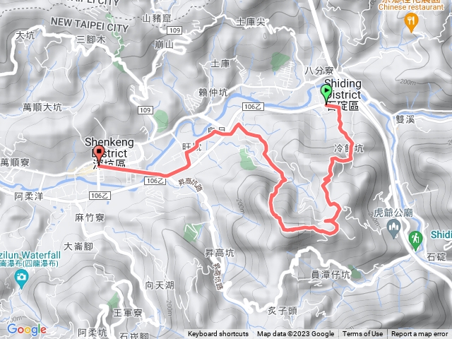 冷飯坑古道-冷飯坑山-楓子林山-烏月山-白馬將軍洞巨岩