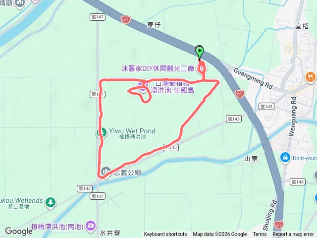 椬梧滯洪池