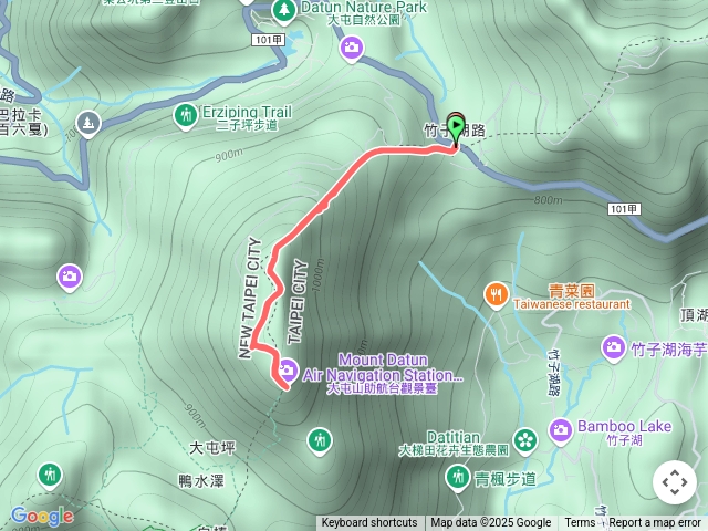 鞍部登山口到助航台觀景台
