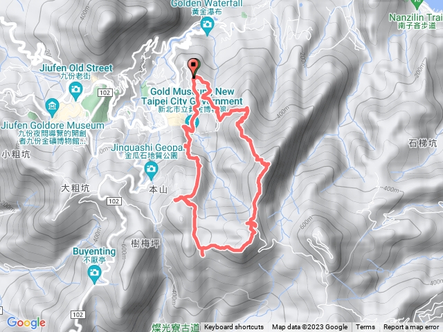 茶壺山接半屏山O型