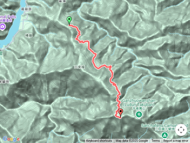 干卓萬下武界-D1(萬大林道-乳形峰東鞍營地)
