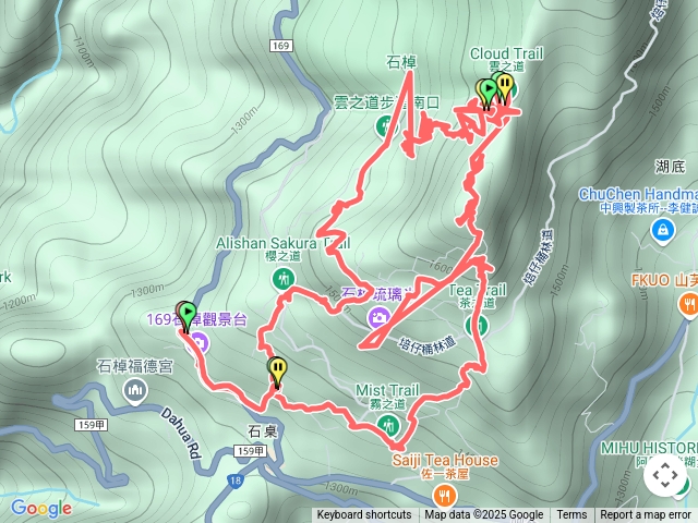 頂石棹步道群-霧、茶、雲、霞、櫻之道O型縱走.Vito.20250525