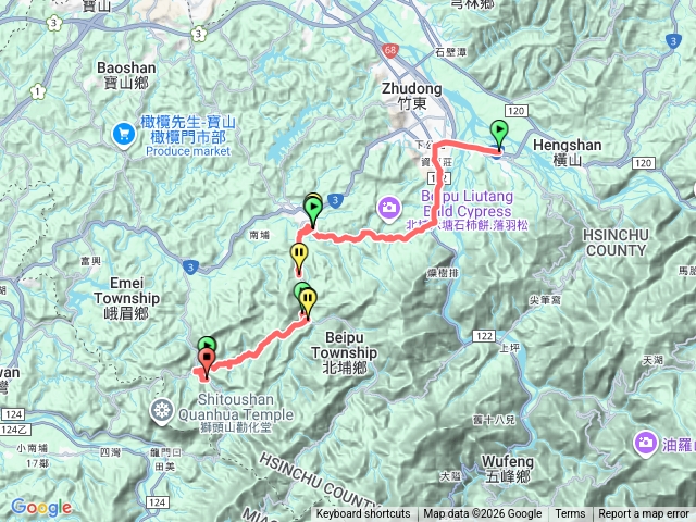 樟之細路橫山到獅山預覽圖
