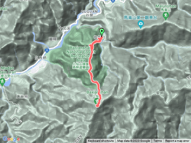 2023/9/30 谷關七熊之八仙山