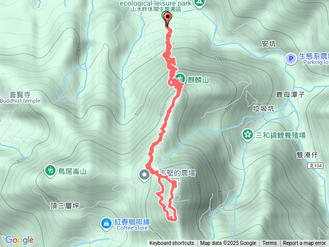 麒麟山三層坪山竹崙山