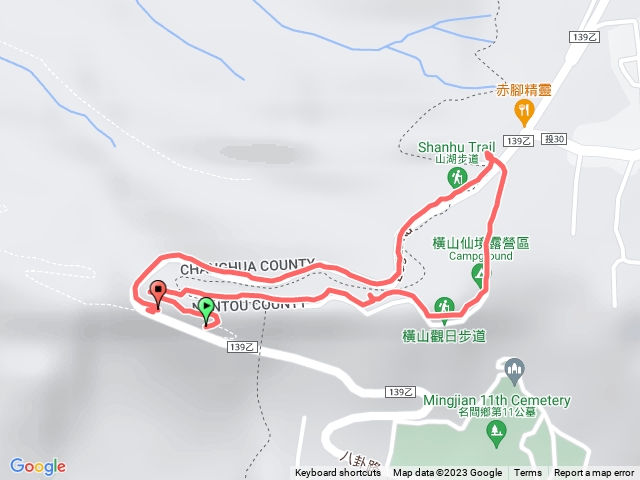 彰化橫山觀日步道小O