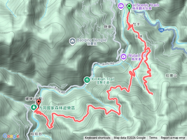 大刀山>雲仙樂園>內洞林道7.5K>內洞森林遊樂區預覽圖