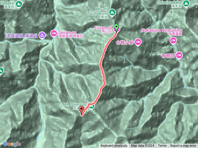 表銀座縱走D2燕山莊至大天井山莊