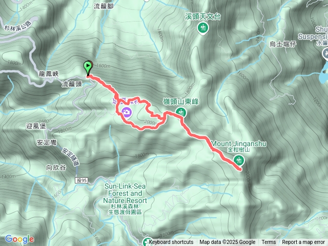 2025嶺頭山、金柑樹山、忘憂森林縱走