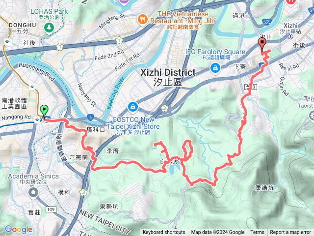 小南港山、白袍湖、白袍湖西峰