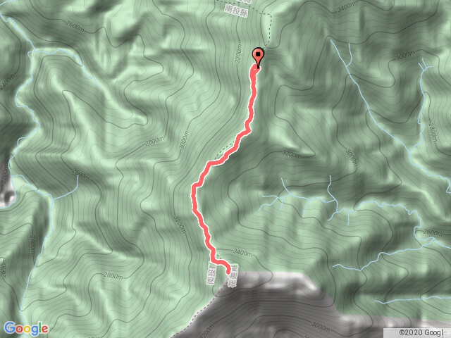 2019-12-09-奇萊主北-D2-1-稜線山屋登奇萊主峰-輕裝來回-有冰雪