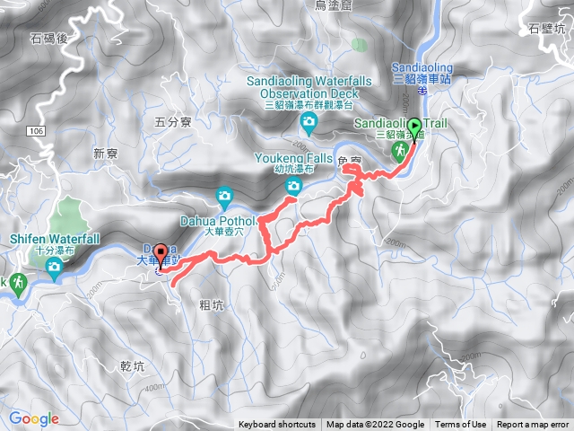 20220820三貂嶺車站-魚寮山-幼坑山-幼坑瀑布-粗坑瀑布-大華車站