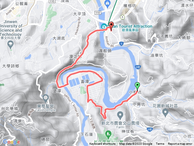 小粗坑，直潭淨水場，碧潭吊橋