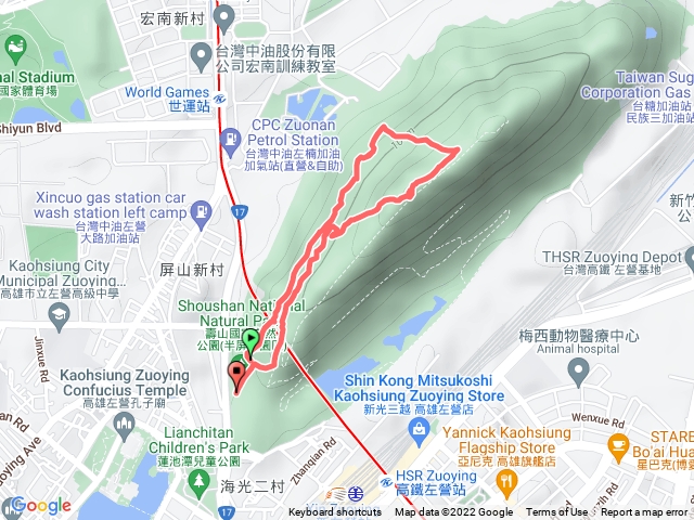 半屏山好漢坡繞一圈