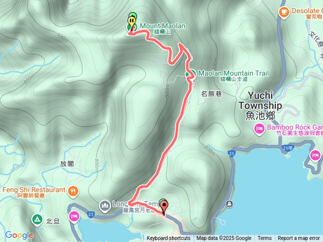 114、11、18猫囒山步道（日月潭水社站一猫囒山三角點）往返