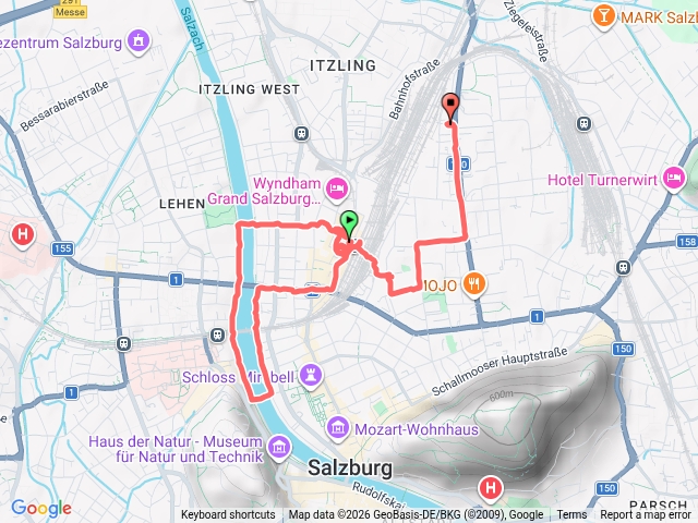 Salzburg黃昏小繞