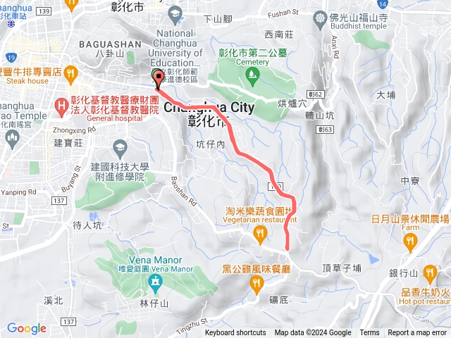 彰化市 虎崗路步道